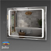 Зеркало с подсветкой в алюминиевой раме JULIA 